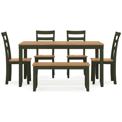 Gesthaven 6 Piece Rectangular Dining Set