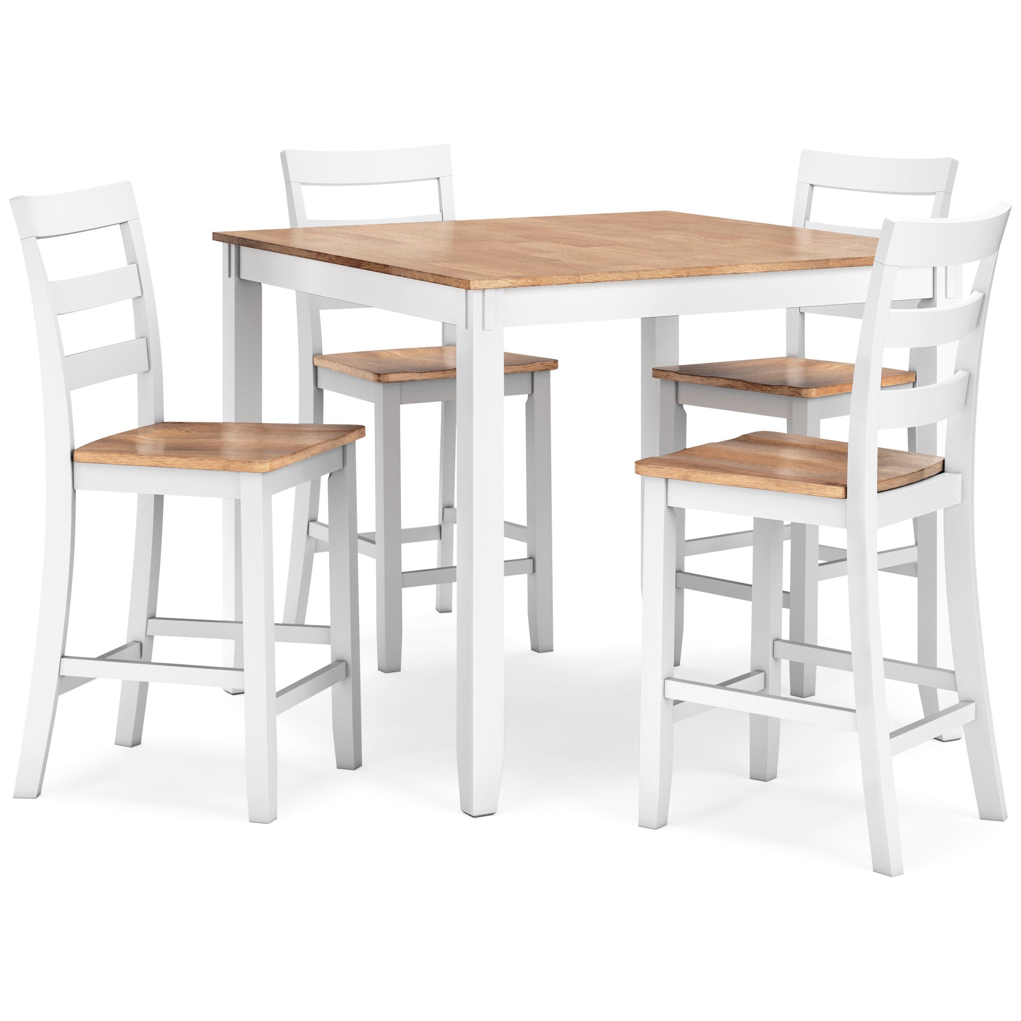 Gesthaven 5 Piece Square Counter Dining Set - Thumbnail 2