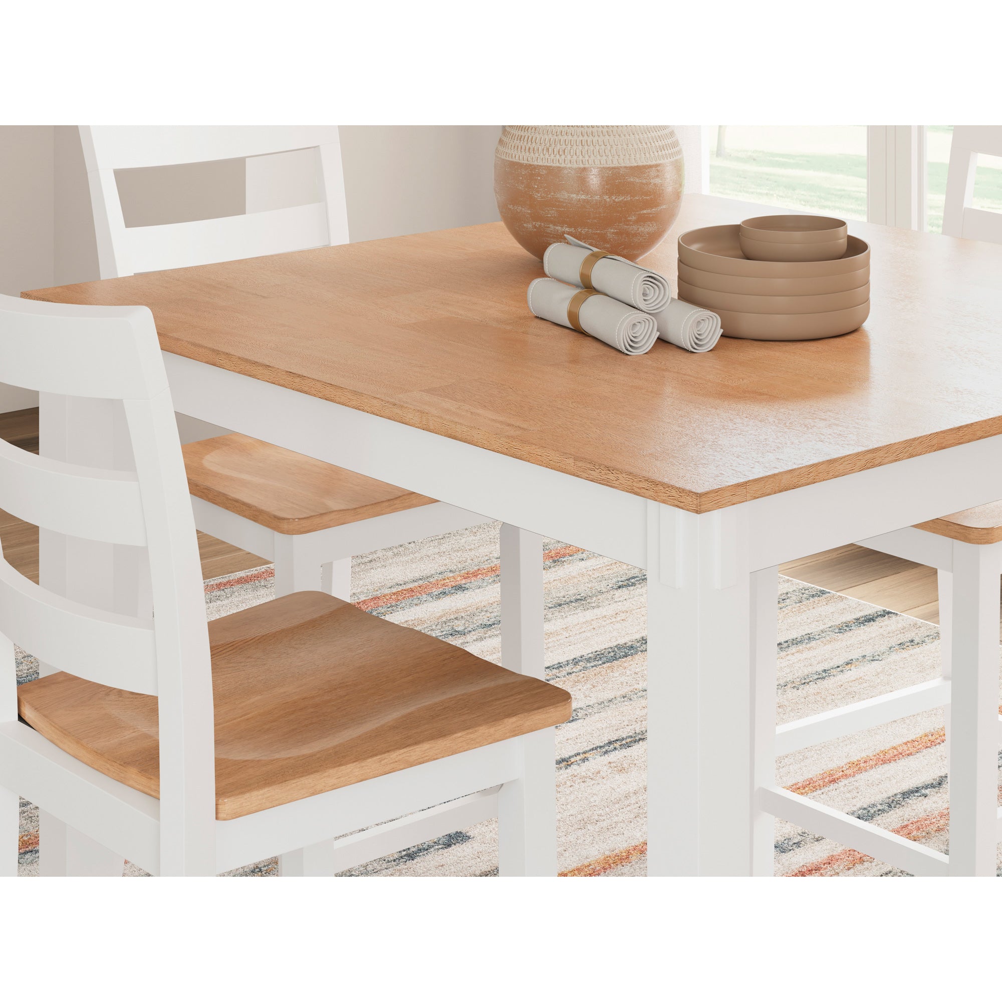 Gesthaven 5 Piece Square Counter Dining Set - Thumbnail 5