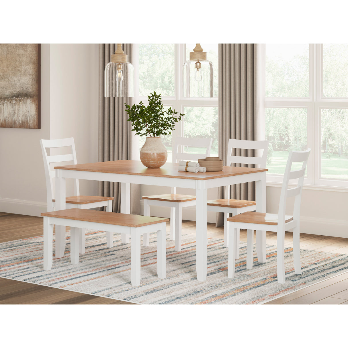 Gesthaven 6 Piece Rectangular Dining Set