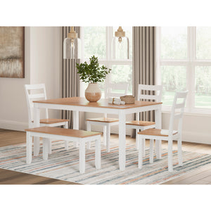 Gesthaven 6 Piece Rectangular Dining Set