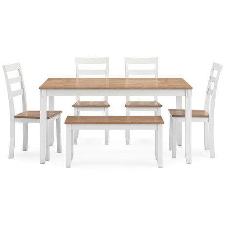 Gesthaven 6 Piece Rectangular Dining Set