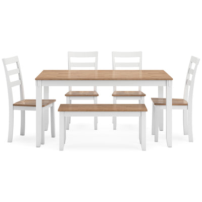 Gesthaven 6 Piece Rectangular Dining Set