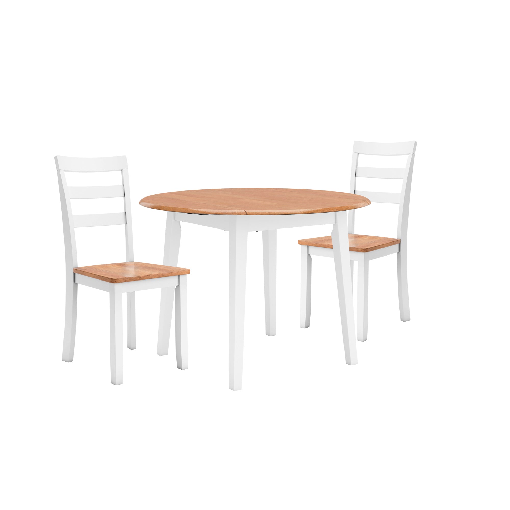 Gesthaven 3 Piece Round Drop Leaf Dining Set