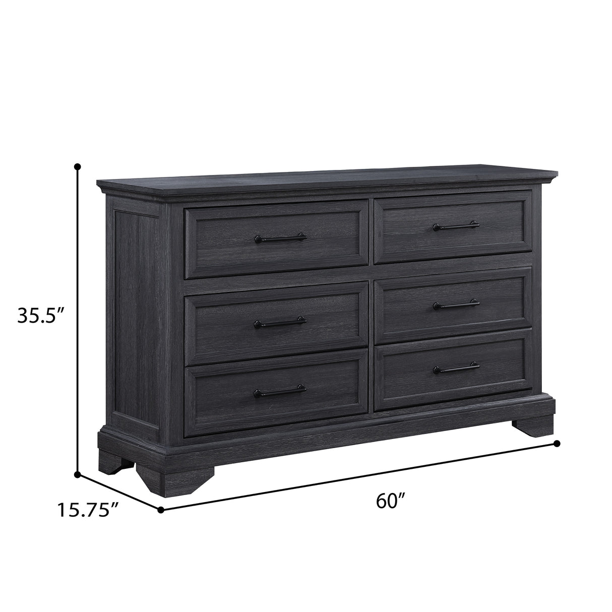 Faye Charcoal 4 Piece Queen Sleigh Bedroom QK1099721