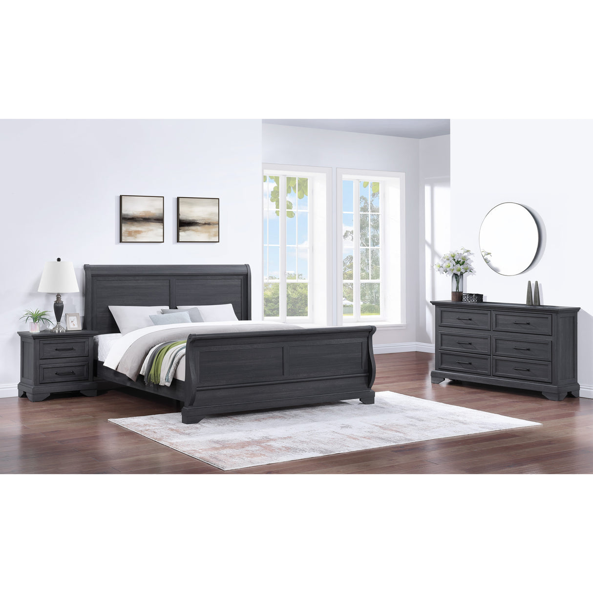 Faye 2 Drawer Nightstand