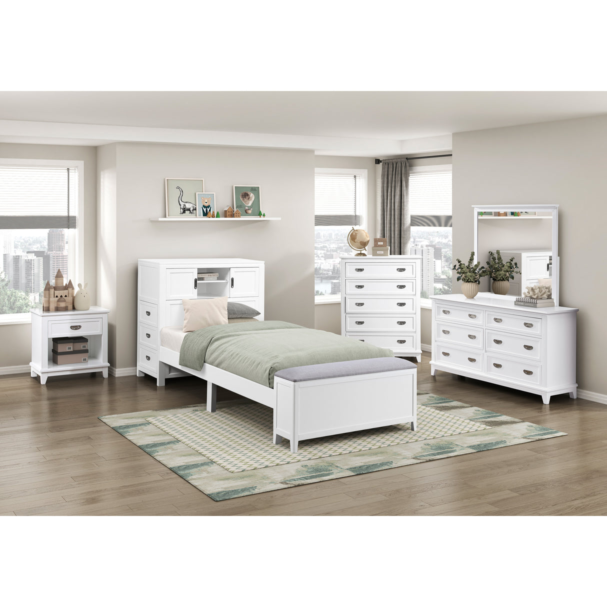 Sloane Bookcase Bed