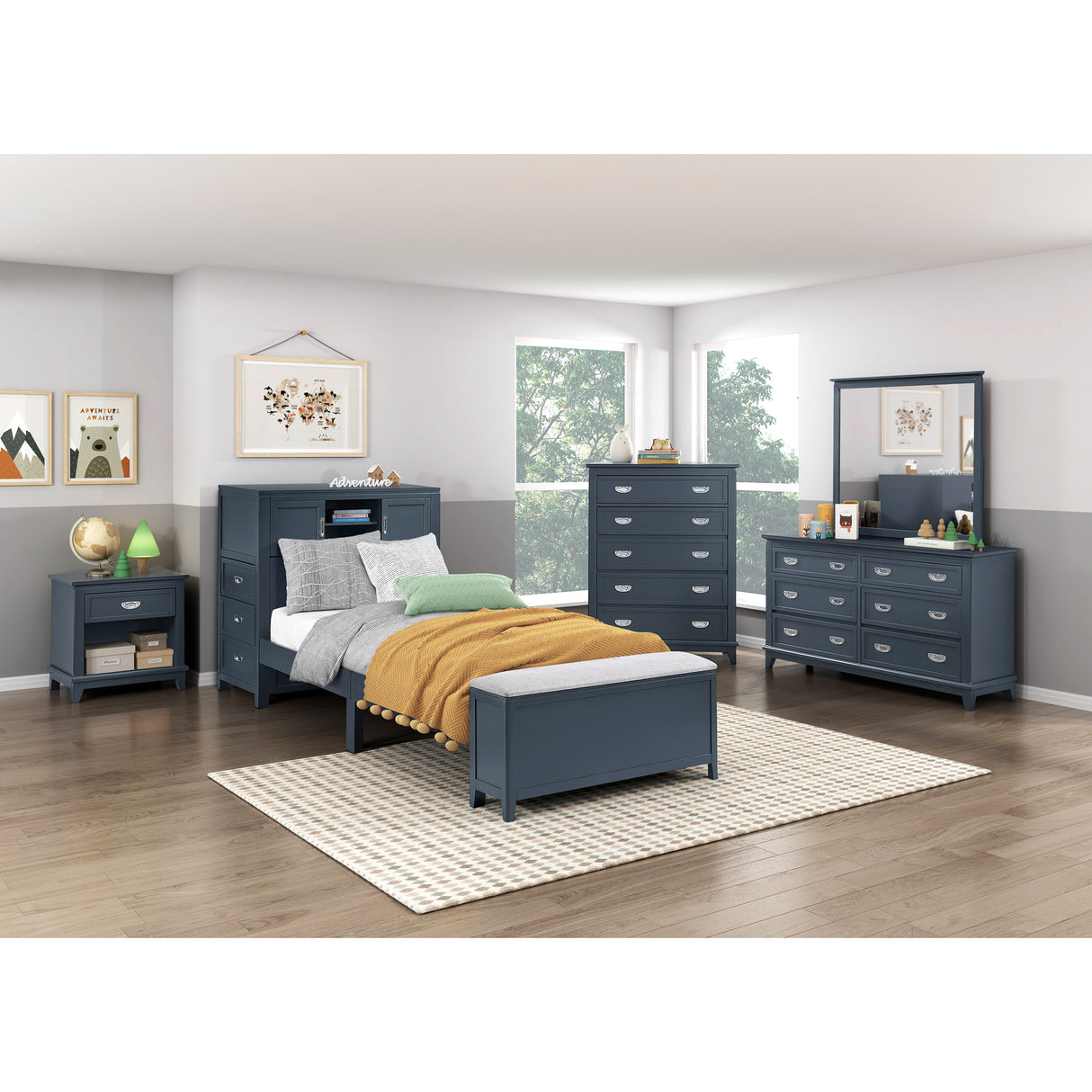 Sloane Bookcase Bed