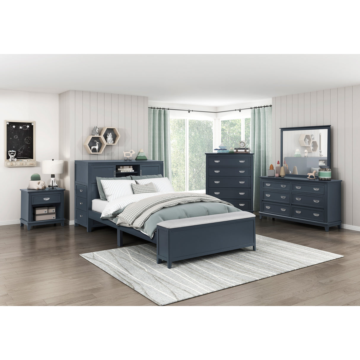 Sloane Bookcase Bed