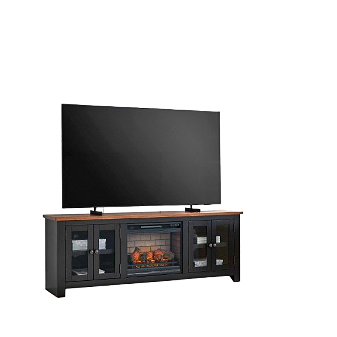 Ashley Furniture Wildenauer Fireplace Console - Thumbnail 4