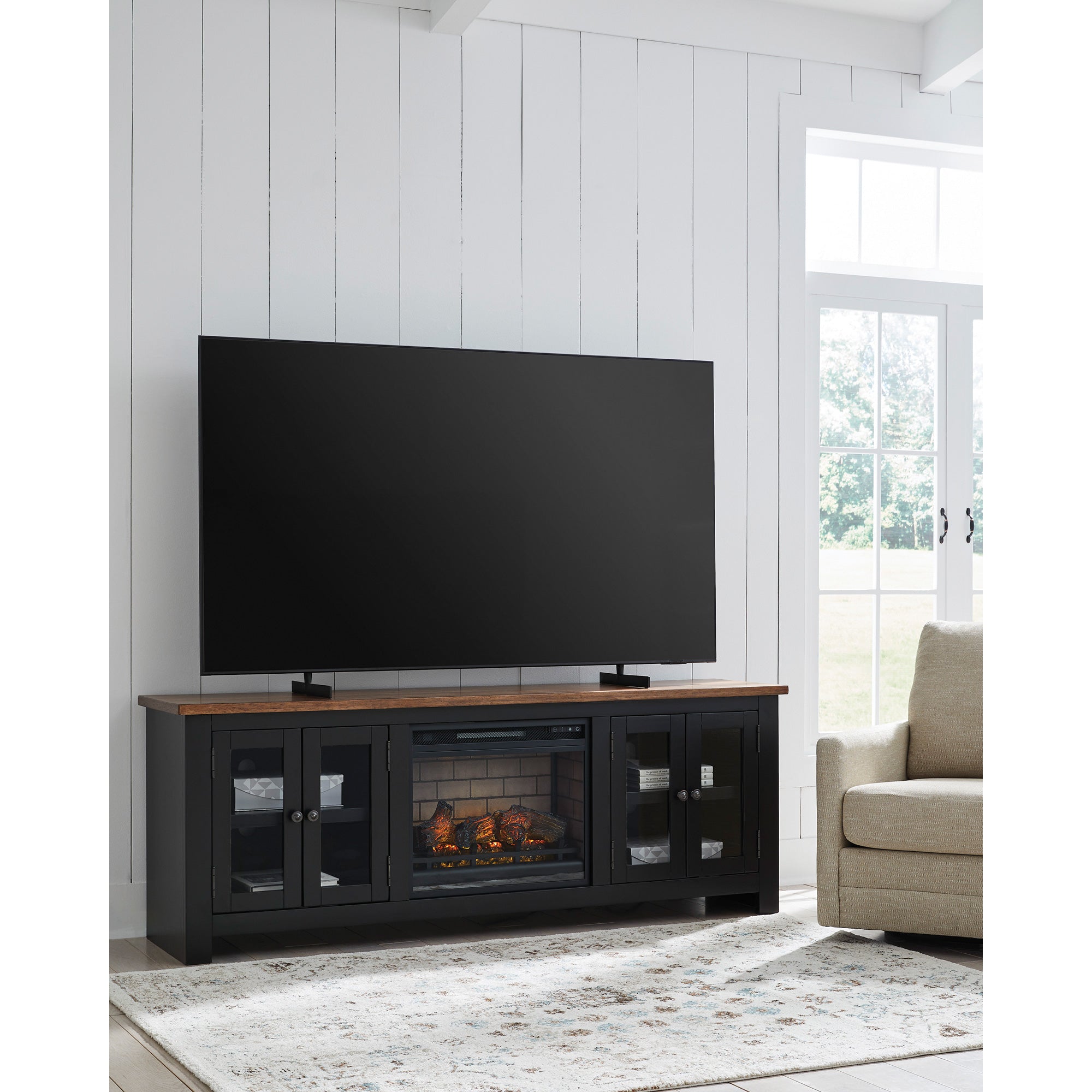 Ashley Furniture Wildenauer Fireplace Console - Thumbnail 3