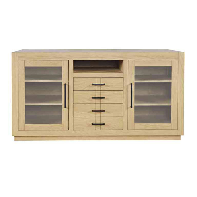 Auburn Hills Light Oak 60 Inch Console QK1100821