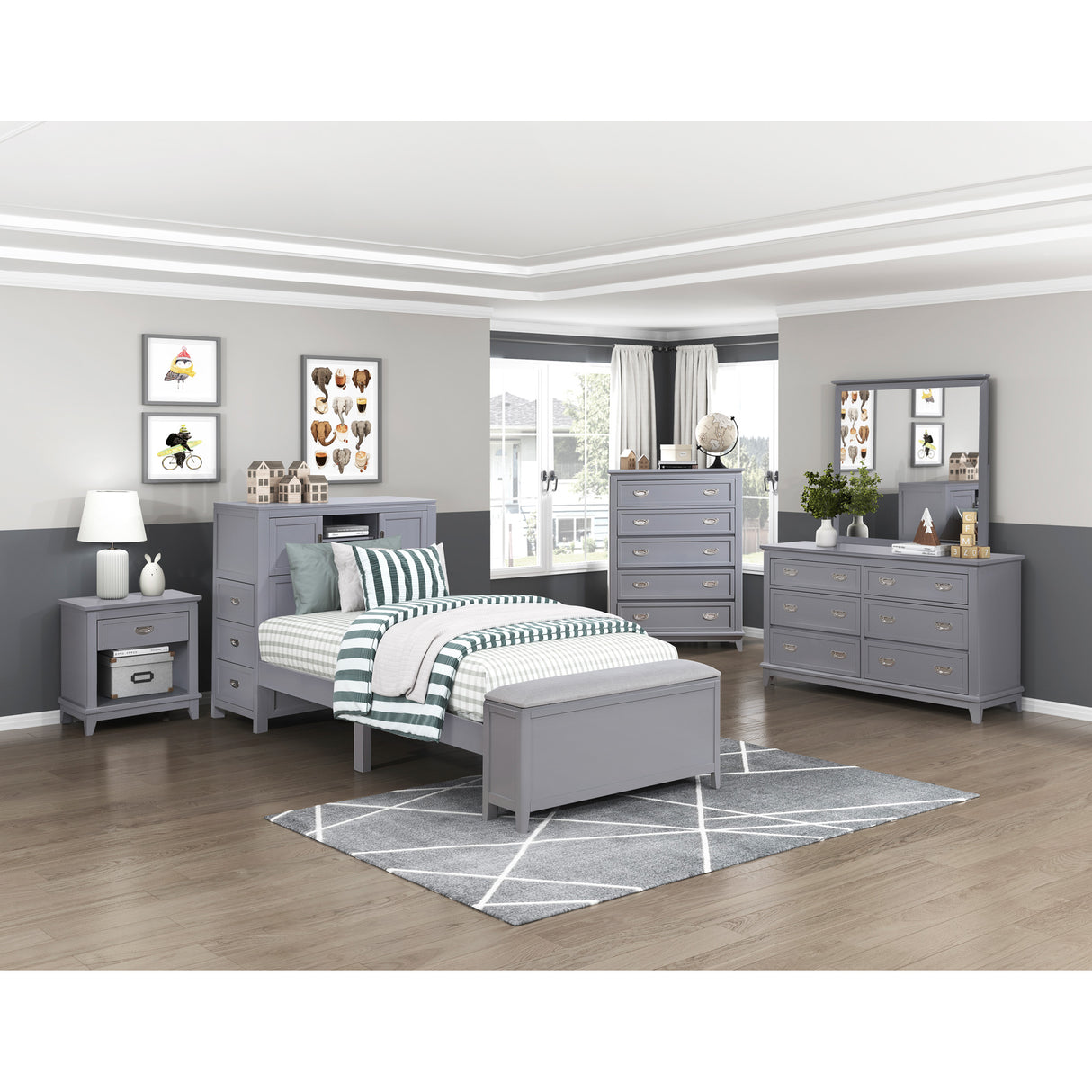 Sloane Bookcase Bed
