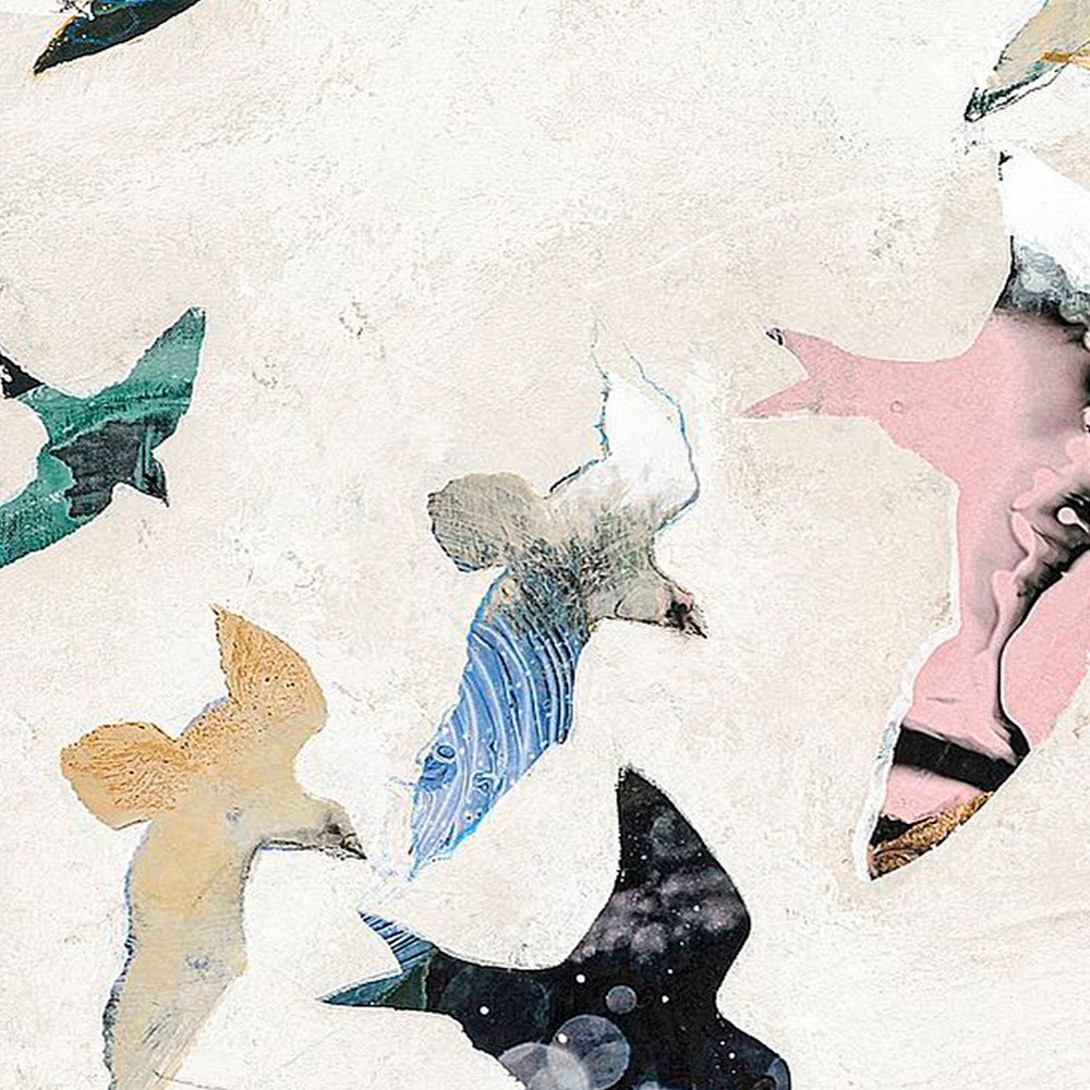 Swatch for the Abstract Birds II Wall Art