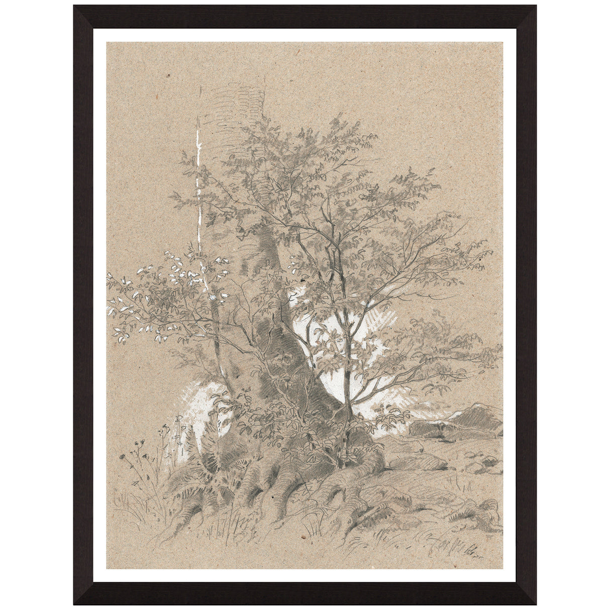 Creek In Forest Wall Art QK1100854