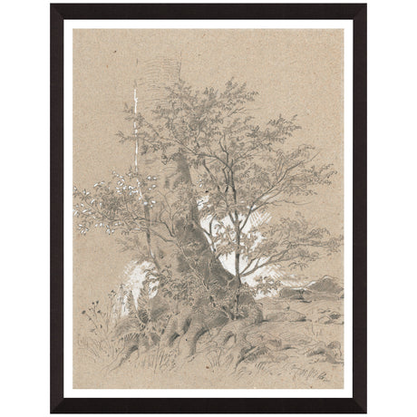 Creek In Forest Wall Art QK1100854