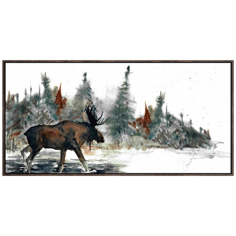 Lake Moose Wall Art QK1100859