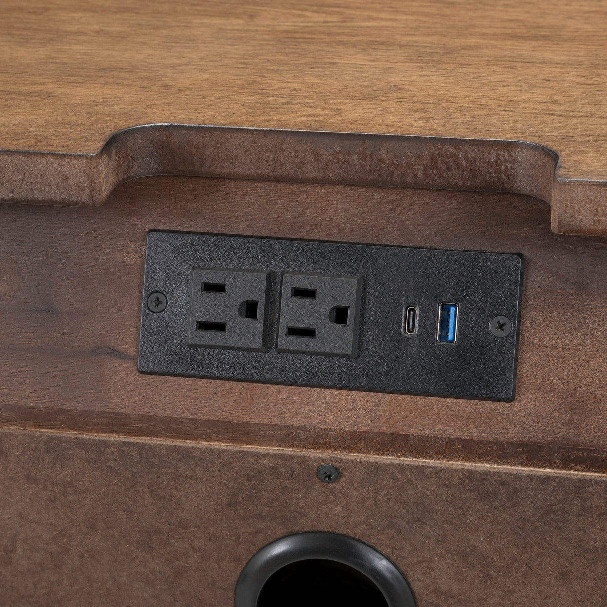 Detail view 3 of Paola Chestnut Nightstand
