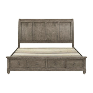 Paola Gray Queen Storage Bed QK1100907