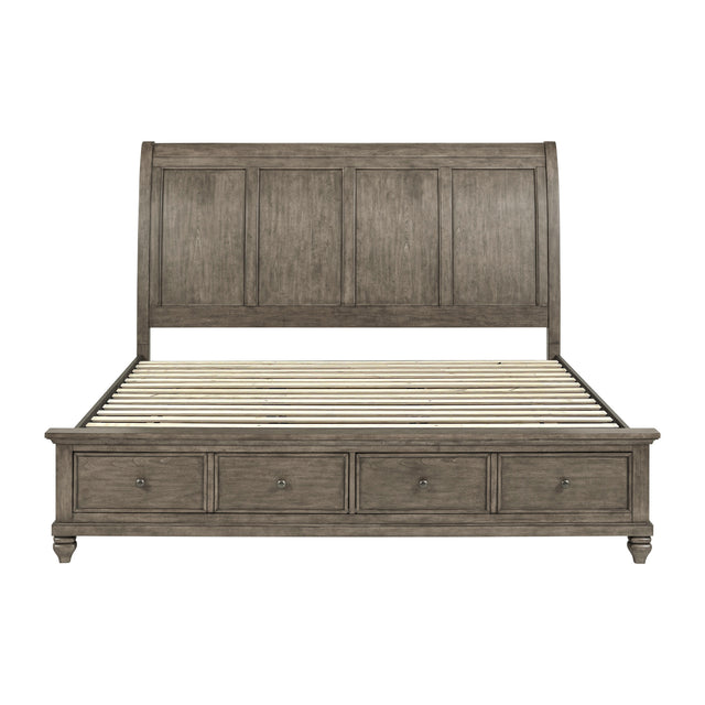 Paola Gray Queen Storage Bed QK1100907