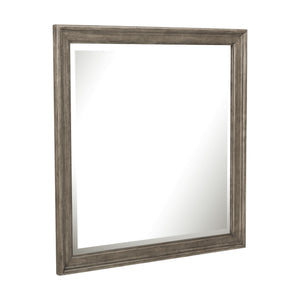 Front left view of Paola Gray Mirror