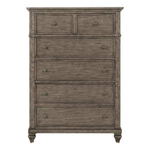 Paola Gray 5 Drawer Chest QK1100916