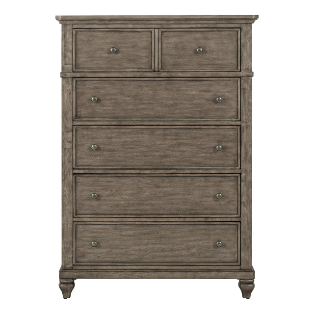 Paola Gray 5 Drawer Chest QK1100916