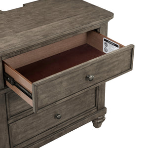 Detail view 3 of Paola Gray Nightstand