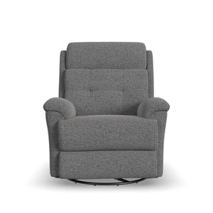 Sophisticated Marble Swivel Power Recliner QK1101560