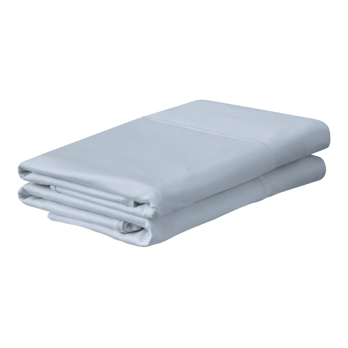 Front right view of Tempur Breeze Sleepy Blue Queen Cooling Pillowcases