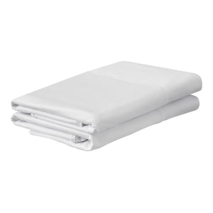 Front right view of Tempur Breeze White Queen Cooling Pillowcases