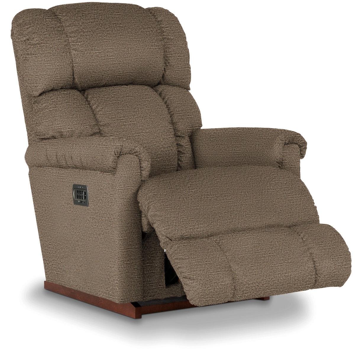 Open view of Pinnacle Brownstone Tri-Power Recliner