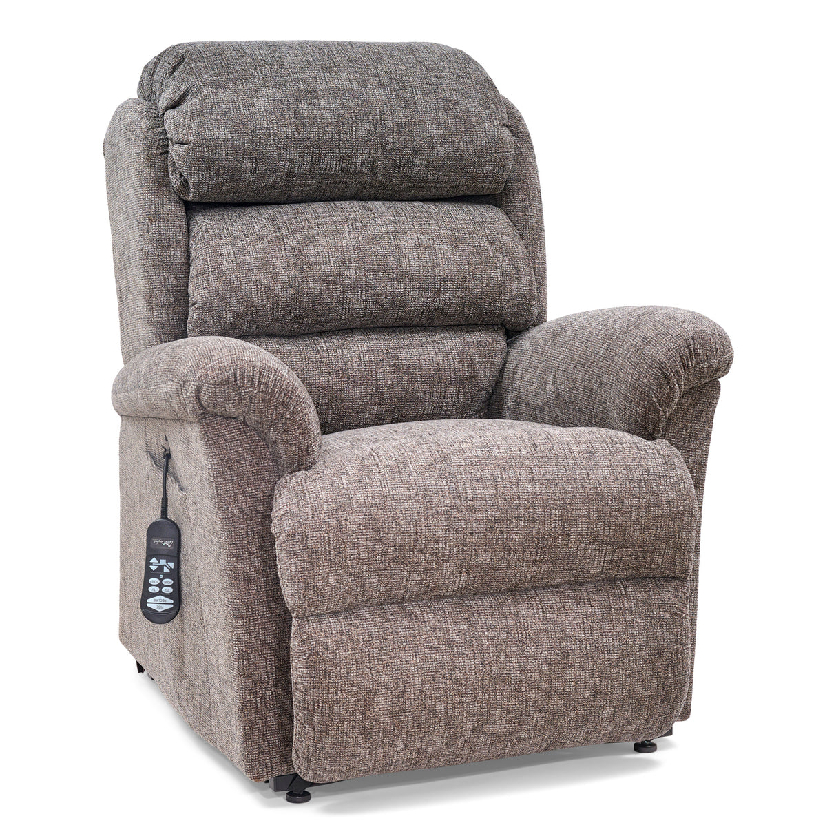 Front left view of Polaris Asher Small Power Lift Chair Recliner
