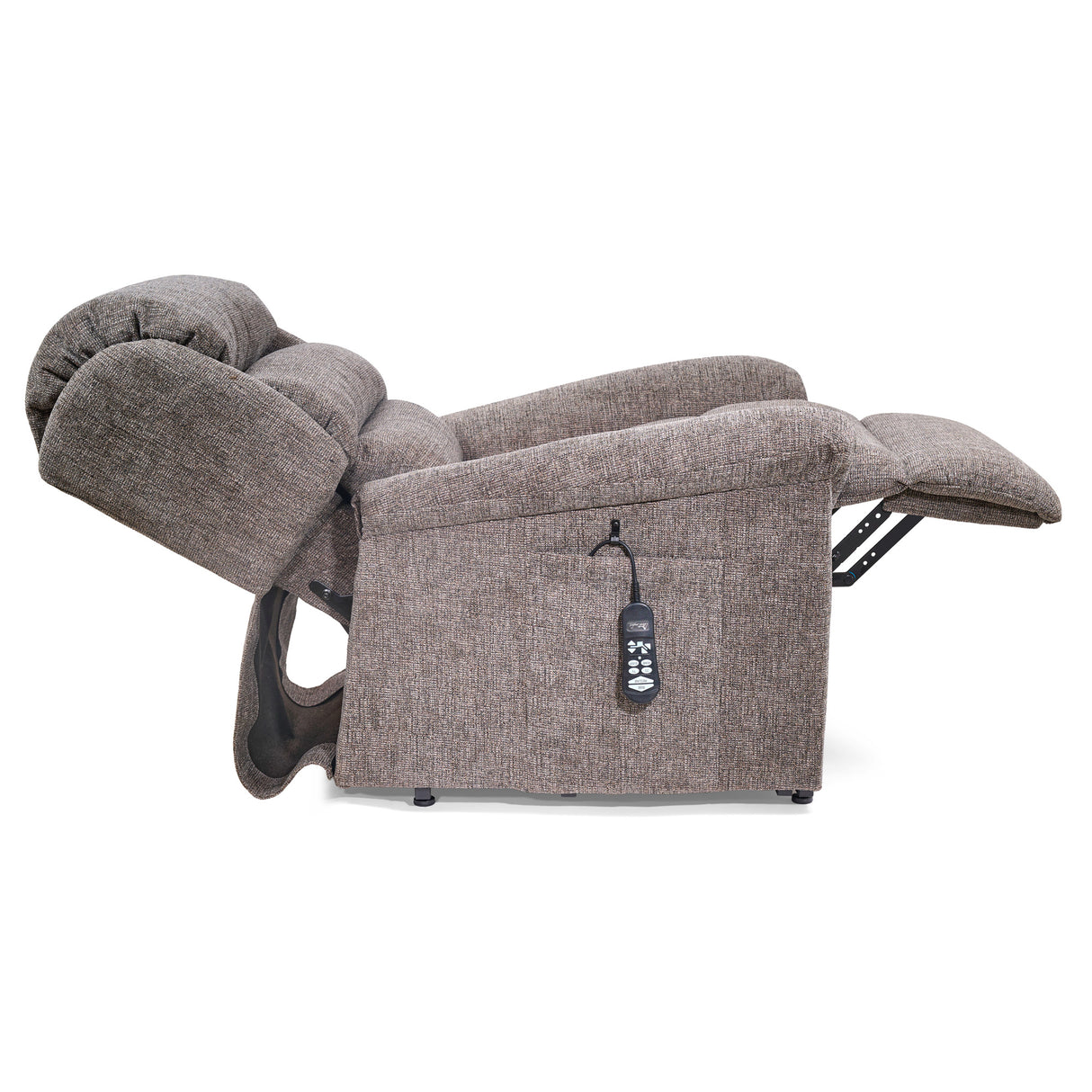 Extended view of Polaris Asher Small Power Lift Chair Recliner