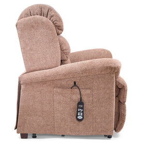 Side view of Polaris Maize Small Power Lift Chair Recliner