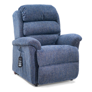 Front left view of Polaris Midnight Small Power Lift Chair Recliner