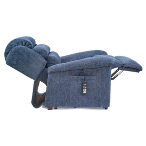 Extended view of Polaris Midnight Small Power Lift Chair Recliner