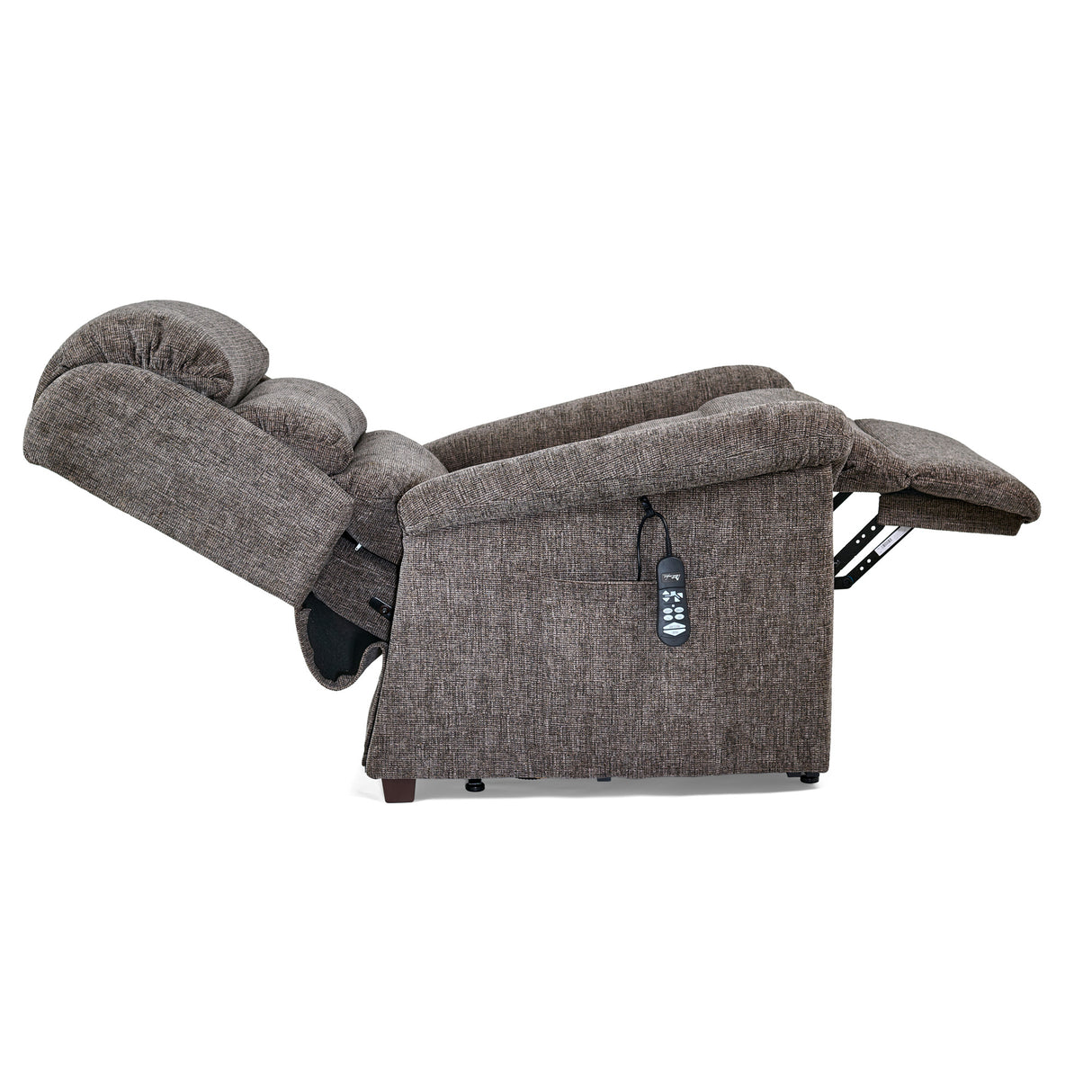 Extended view of Polaris Asher Large Power Lift Chair Recliner