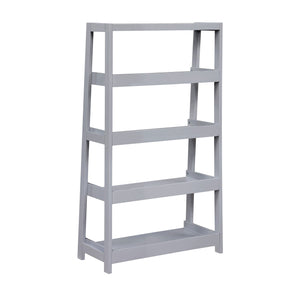 Back view of Sloane Gray Bookcase