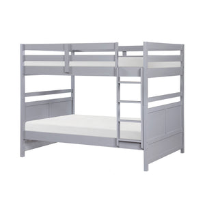 Front left view of Sloane Gray Full Over Full Bunk Bed