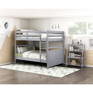 A room setting featuring Sloane Gray Full Over Full Bunk Bed