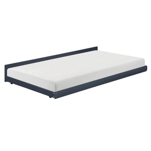 Back view of Sloane Navy Trundle