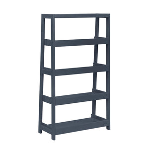 Back view of Sloane Navy Bookcase