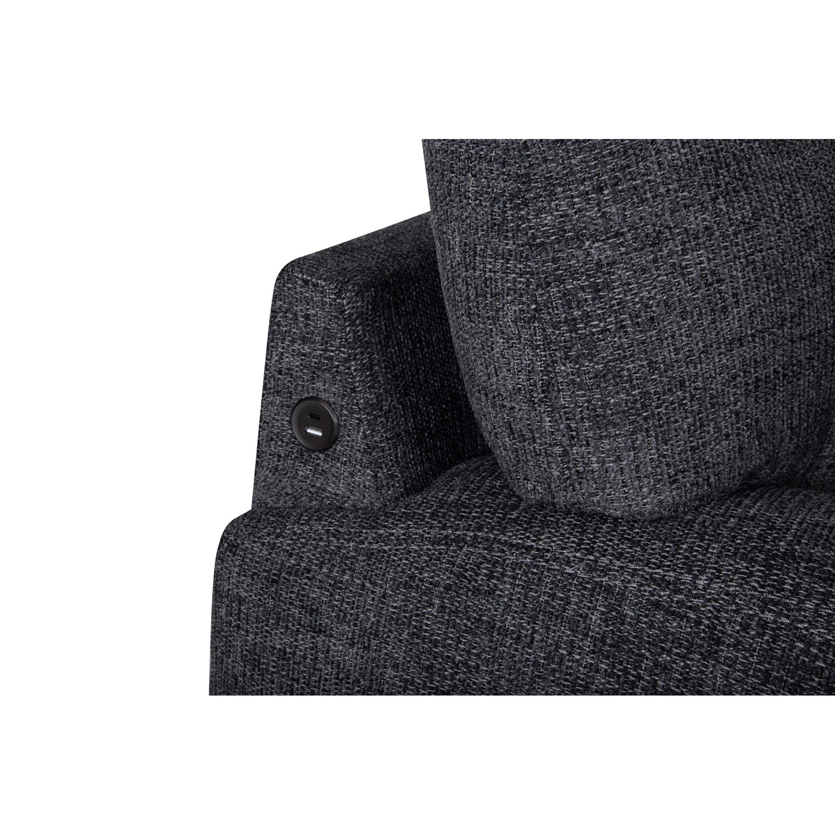 Detail view 2 of Vale Slate 2 Piece Left Chaise Sofa