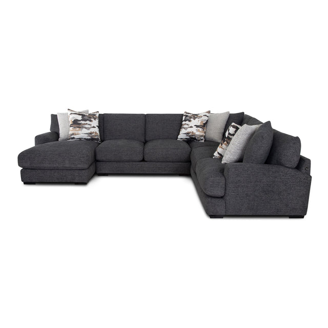 Vale Slate 4 Piece Left Chaise Sectional QK1101975