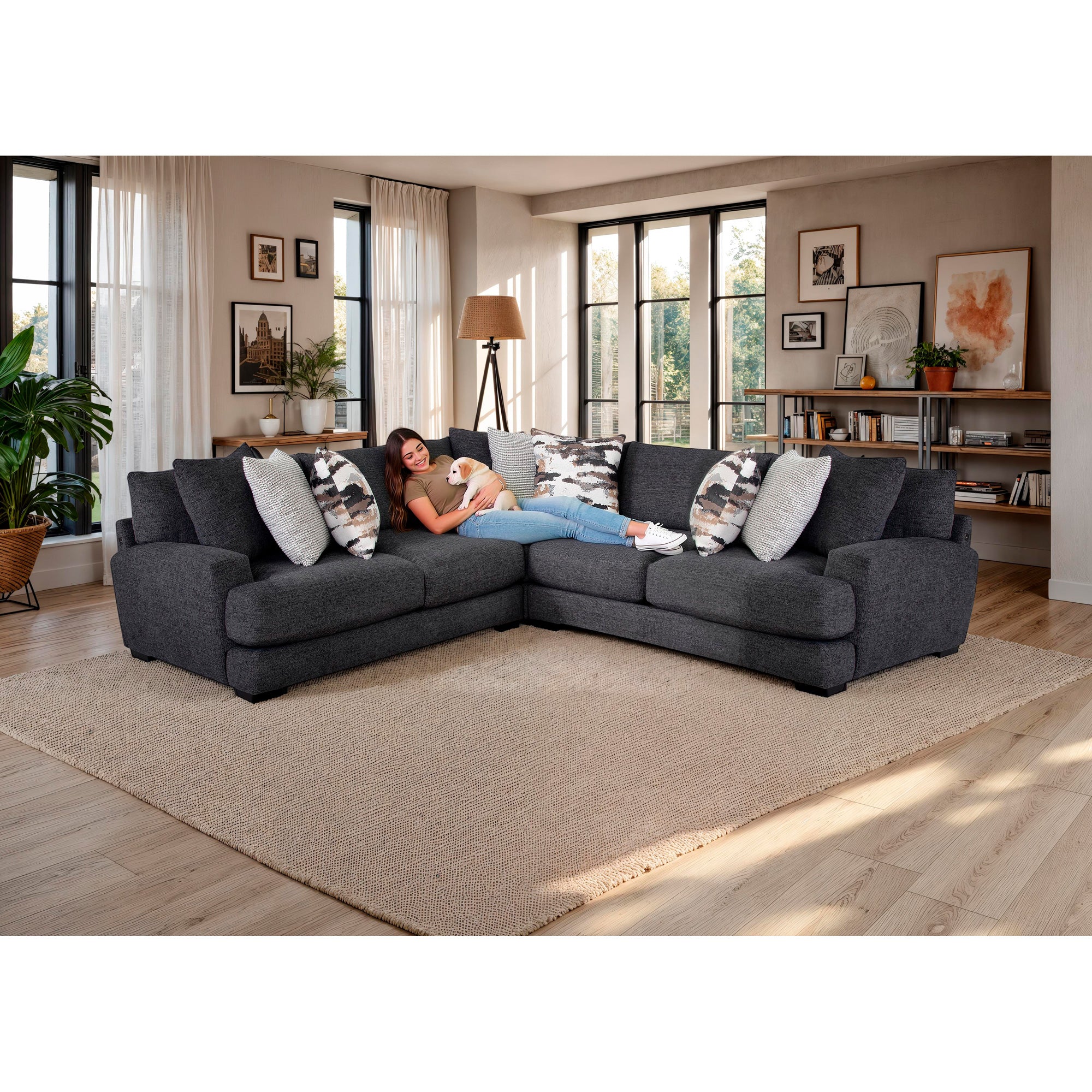 Wake 3 Piece Sectional – Slumberland