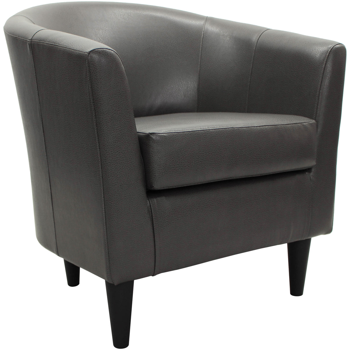 Front right view of Windsor Charcoal Accent Chair