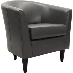 Front right view of Windsor Charcoal Accent Chair