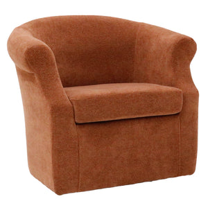 Front right view of Nikole Clay Swivel Chair