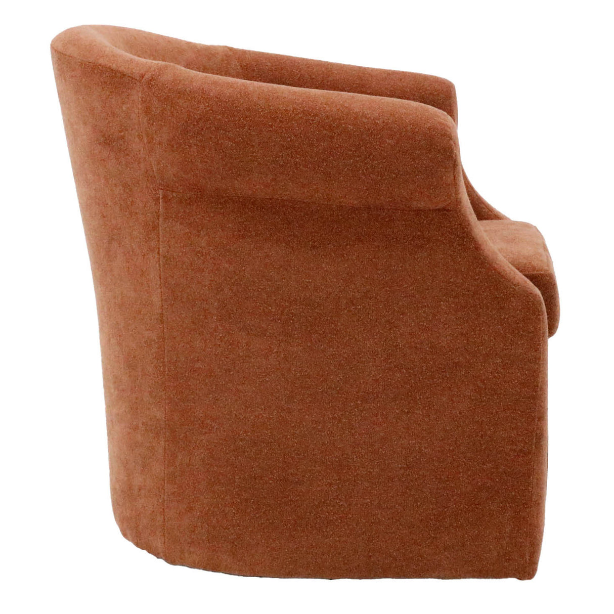 Side view of Nikole Clay Swivel Chair